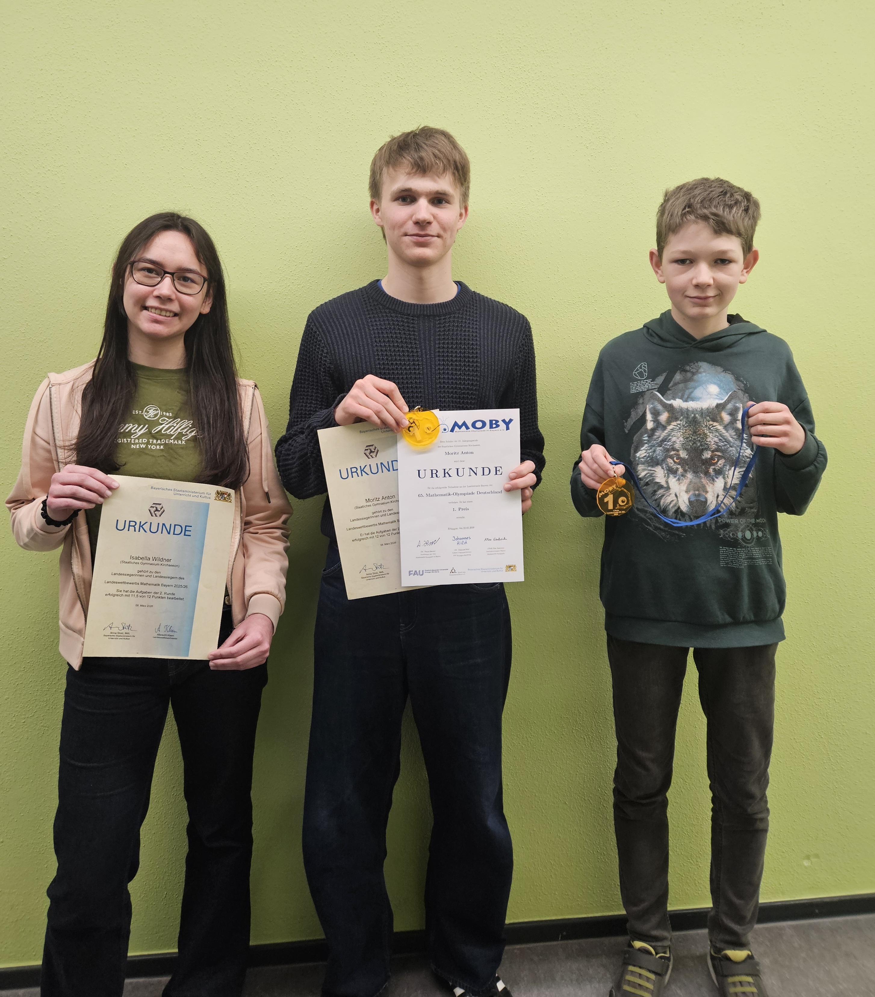 Erfolge in Mathematik-Wettbewerben Erfolge in Mathematik-Wettbewerben