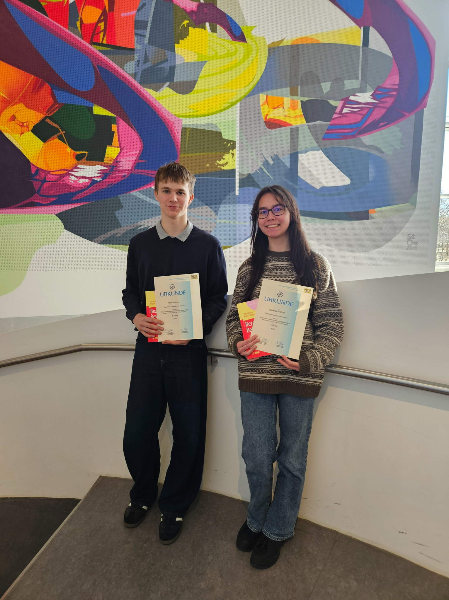 Erfolge beim 28. Landeswettbewerb Mathematik