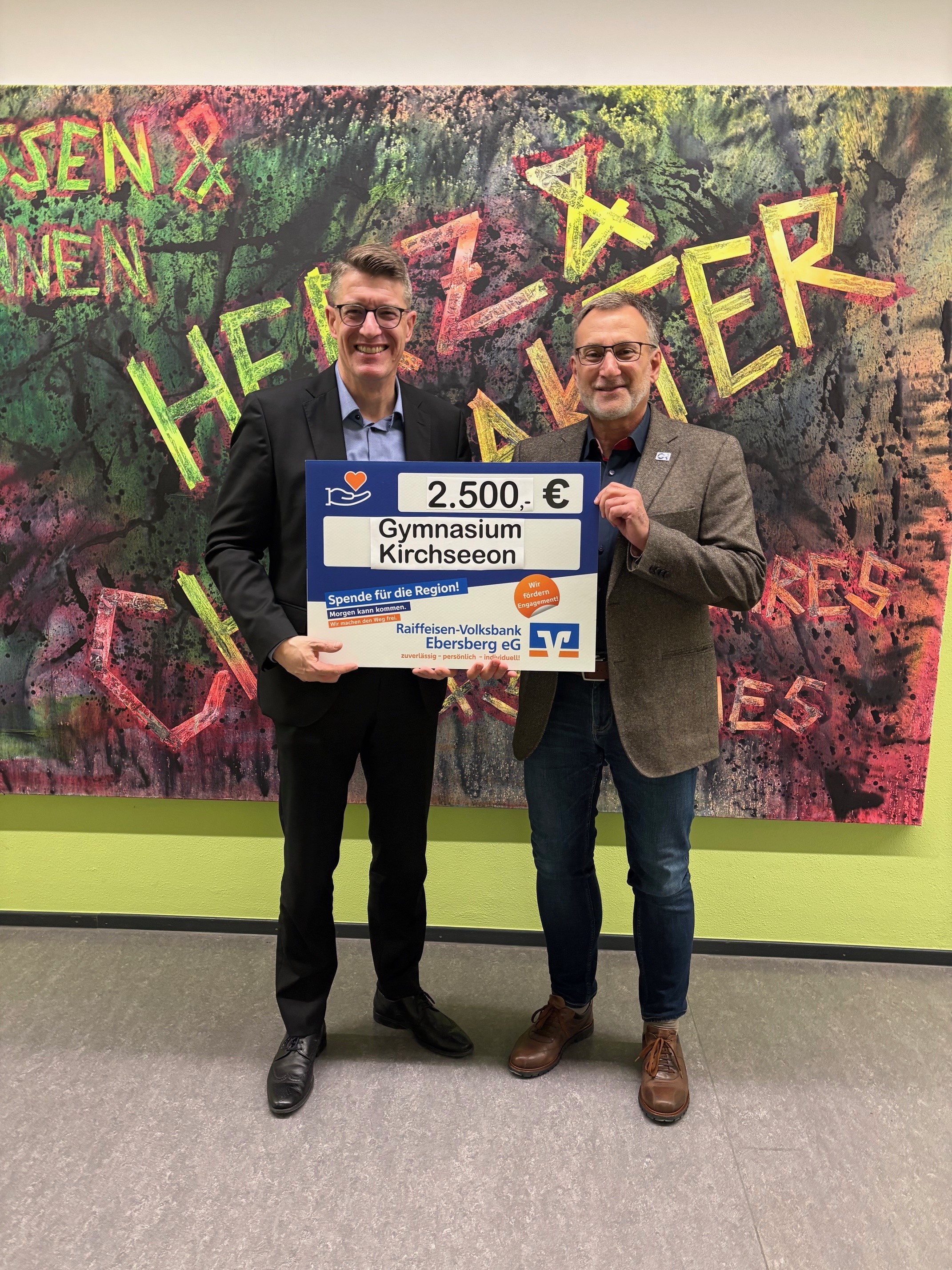 Großzügige Bildungsspende