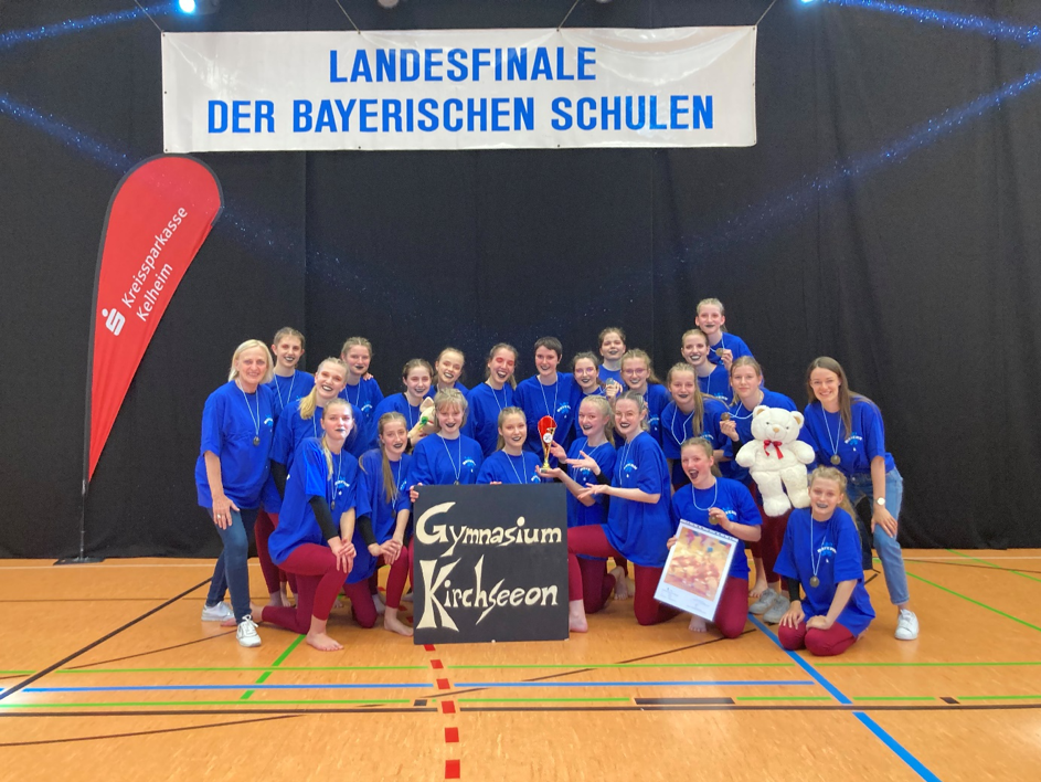 Erfolg der Tänzerinnen des Gymnasiums Kirchseeon im Landesfinale 
